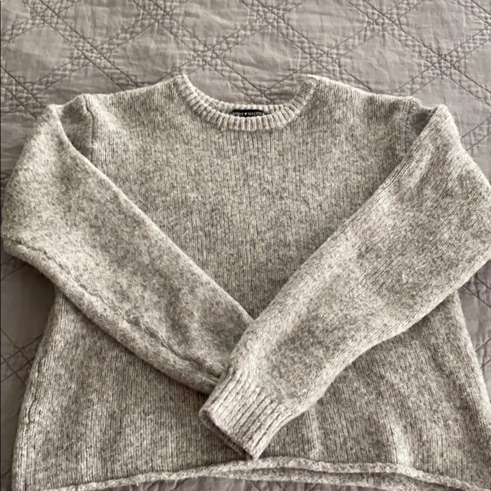 Gray Brandy Sweater